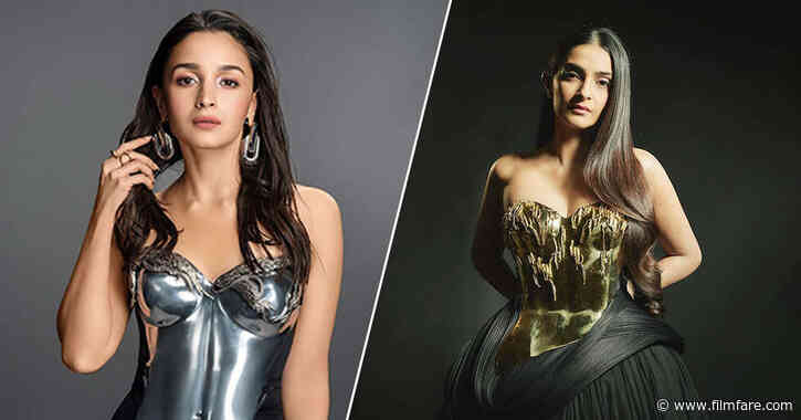 Fashion Face-Off: Who styled the metal breastplate better?