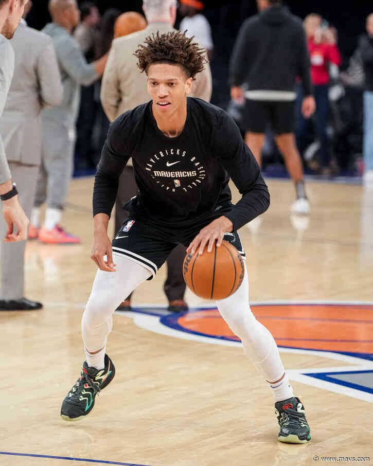 Edwards’ time with Mavs this season ends with game against Knicks