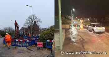 Burst water pipe leaves residents without water
