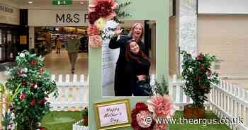 Colourful reminder at shopping centre for Mother’s Day