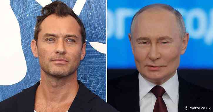 Jude Law looks scarily like Vladimir Putin in major transformation for Kremlin film