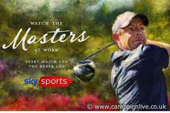 Sky Sports puts golfers on canvas ahead of the Masters tournament