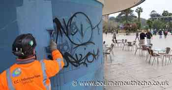 Town centre clean-up crew clears 41 pieces of graffiti in a week