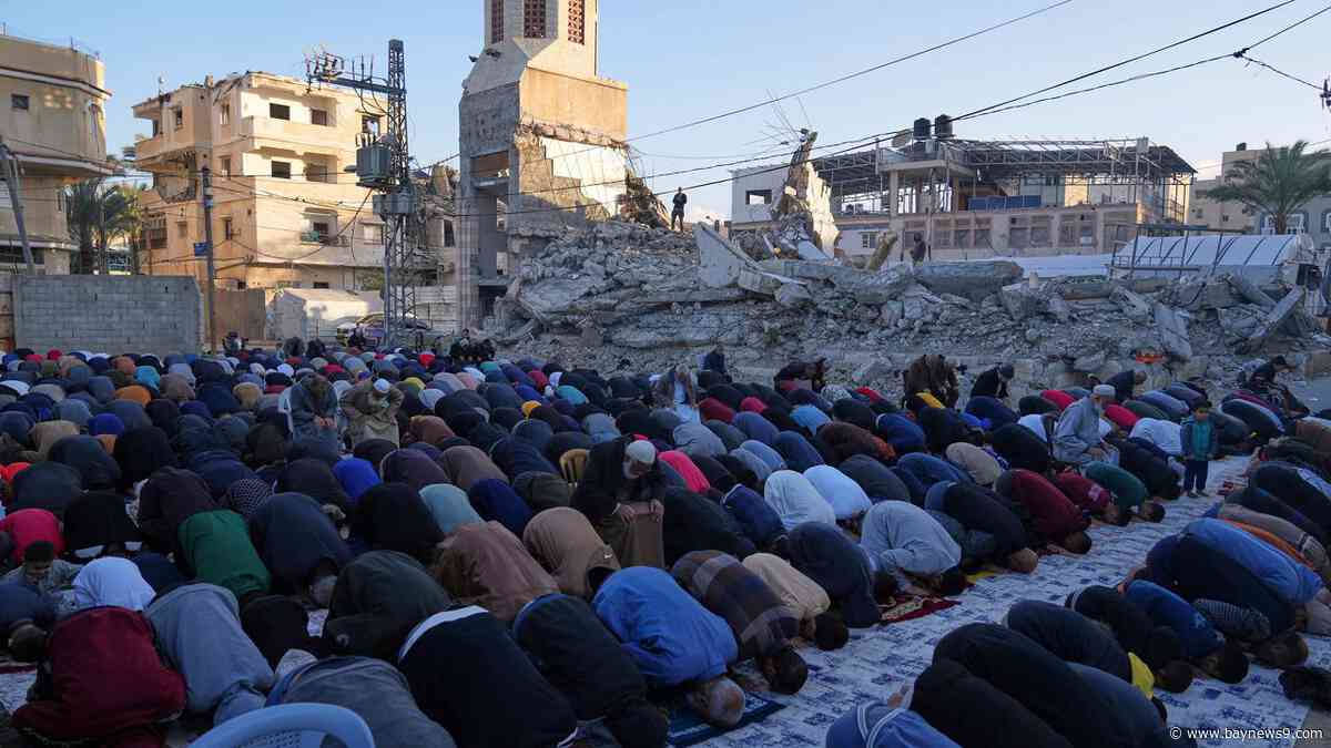 'Eid of sadness': Palestinians in Gaza mark Muslim holiday with dwindling food and no end to war