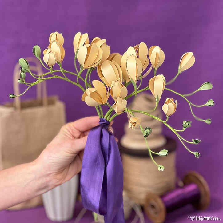 Frosted Paper Freesias