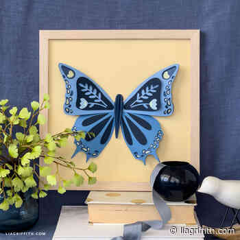 Video Tutorial: Layered Butterfly Framed Art