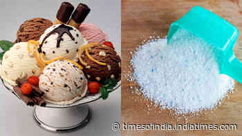 Detergent and bone-weakening chemicals found in ice cream