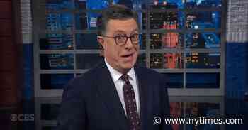 Stephen Colbert Likens Trump’s Tariffs to an Economic Infection