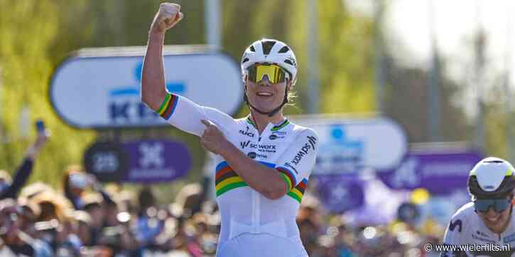 Lotte Kopecky sprint naar de zege in Ronde van Vlaanderen en grijpt record