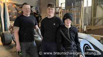 Batmobil in Braunschweig: Diese Familie baut Kindheitsträume