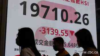 Leaders campaign against backdrop of major global market sell-off