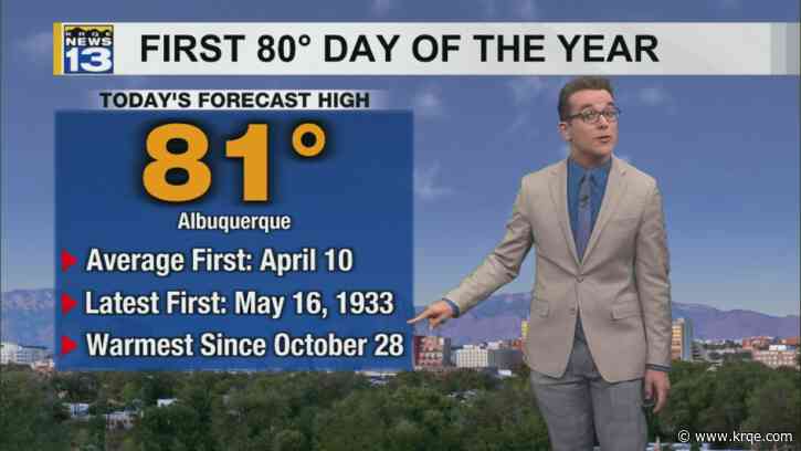 Near-record warmth today before the record heat ahead