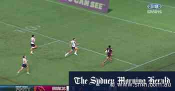 Cobbo runs 50 metres for epic try
