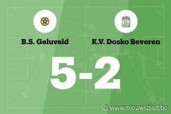 BS Geluveld zet sterke reeks zonder nederlagen verder met winst tegen Dosko Beveren