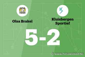 Olsa Brakel B wint sensationeel duel tegen Kluisbergen Sportief