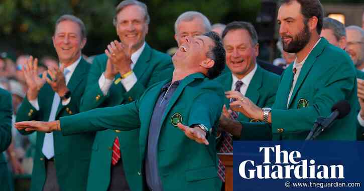 ‘Welcome to the club’: Woods leads salutes to McIlroy’s Masters win and grand slam