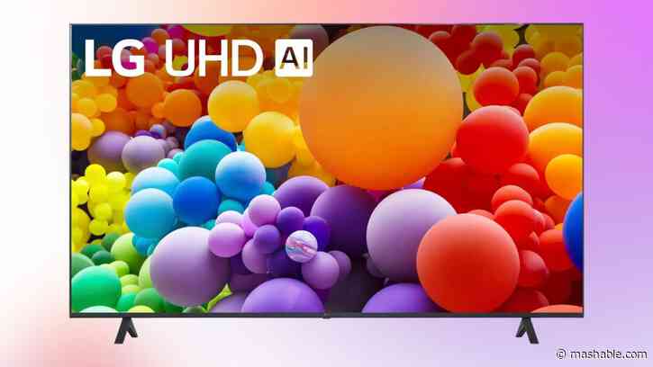 The 65-inch LG UT70 4K TV is somehow available for under $350