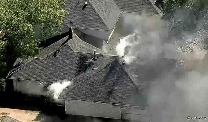 Fire crews respond to house fire in NW OKC