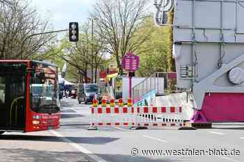 Herford: Mix aus Überfahrsperren auch bei der Osterkirmes