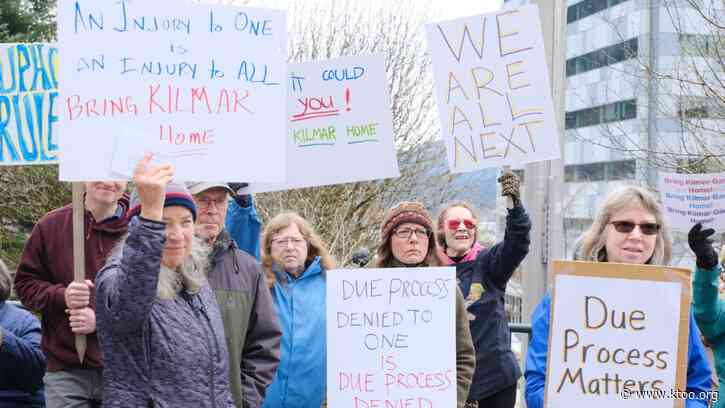 Alaskans rally for due process rights and return of Maryland man imprisoned in El Salvador