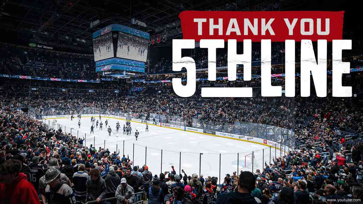 THANK YOU 5TH LINE! 👏 A Message From Blue Jackets General Manager Don Waddell 💙❤️