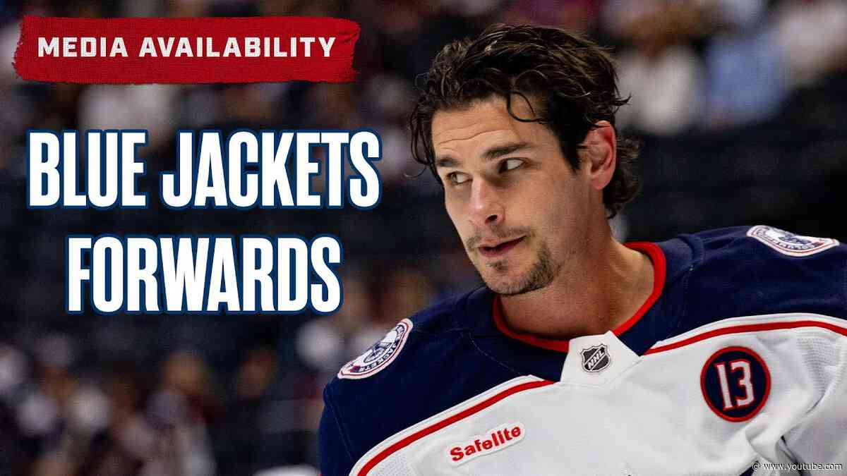 CBJ Forwards - Monahan, Fantilli, Marchenko, Johnson, JVR and Williams | Exit Day Media Availability