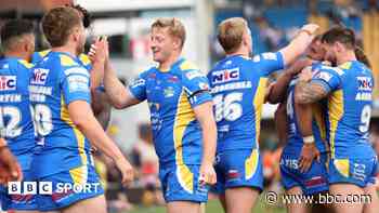 Five-try Leeds cruise past winless Huddersfield