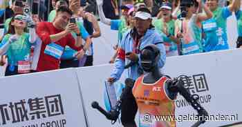 Robot kansloos tegen mens in eerste halve marathon