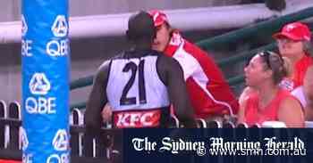 Port star confronts Swans fan