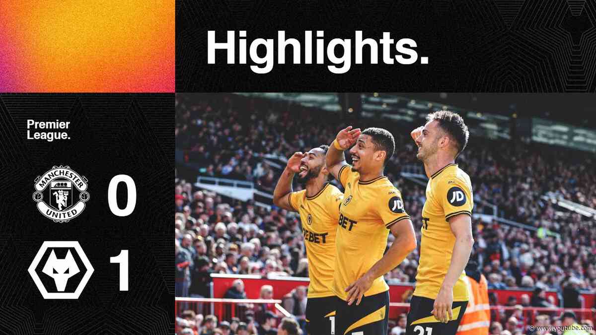 Sarabia's spectacular winner! | Man United 0-1 Wolves | Highlights