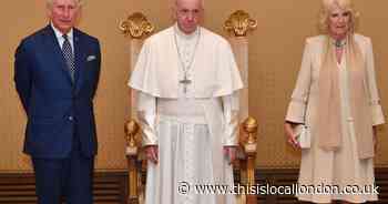 King Charles and Queen Camilla pay tribute to Pope Francis after death aged 88