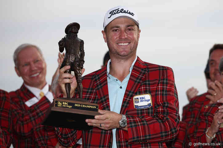 JUSTIN THOMAS RBC HERITAGE WINNING INTERVIEW