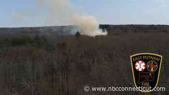 Crews battle brushfire in Dayville