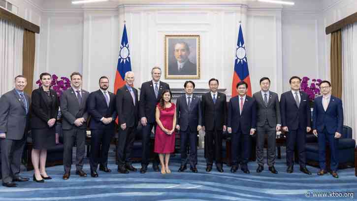 Alaska’s governor flew to Taiwan to sell LNG. China’s not happy.