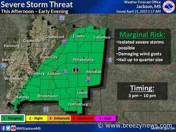 Storms, Flooding Possible as Rainy Week Begins