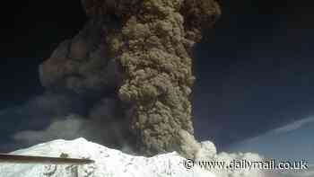 Steam spotted billowing from massive US volcano as American city braces for imminent eruption