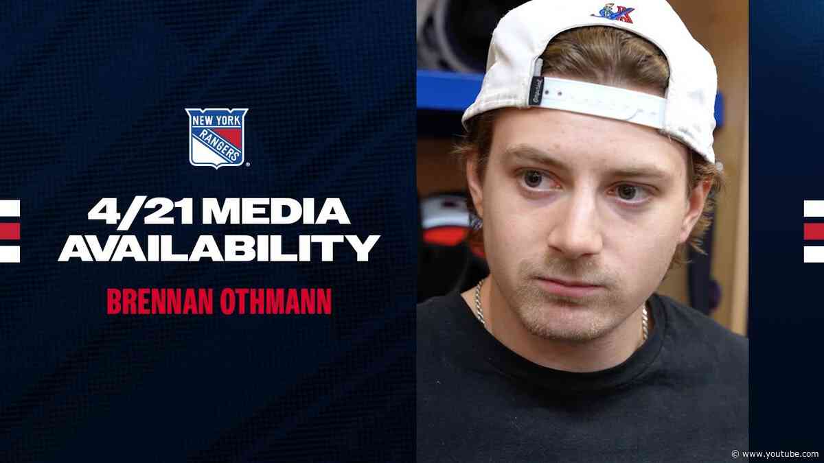 NYR 2025 Exit Day: Brennan Othmann Media Availability | April 21, 2025