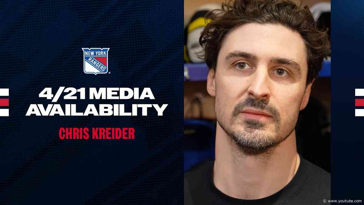 NYR 2025 Exit Day: Chris Kreider Media Availability | April 21, 2025