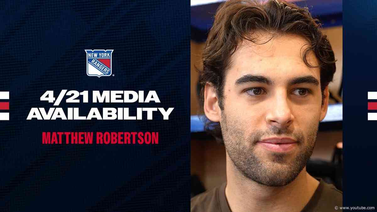 NYR 2025 Exit Day: Matthew Robertson Media Availability | April 21, 2025