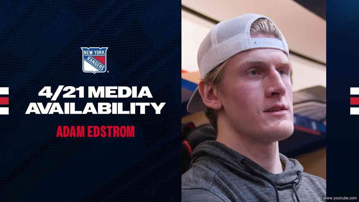 NYR 2025 Exit Day: Adam Edstrom Media Availability | April 21, 2025
