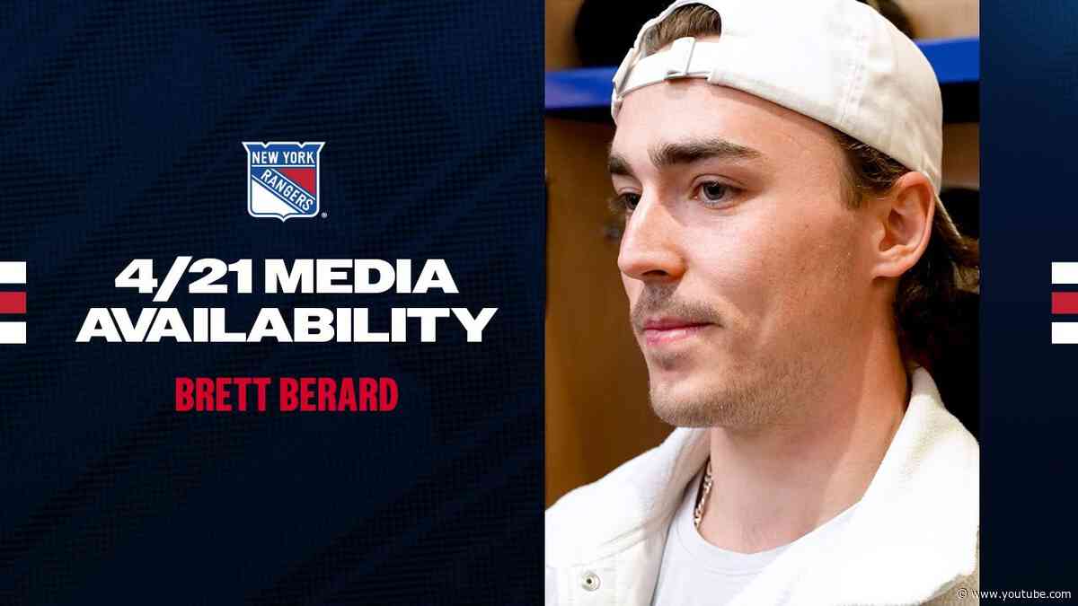 NYR 2025 Exit Day: Brett Berard Media Availability | April 21, 2025