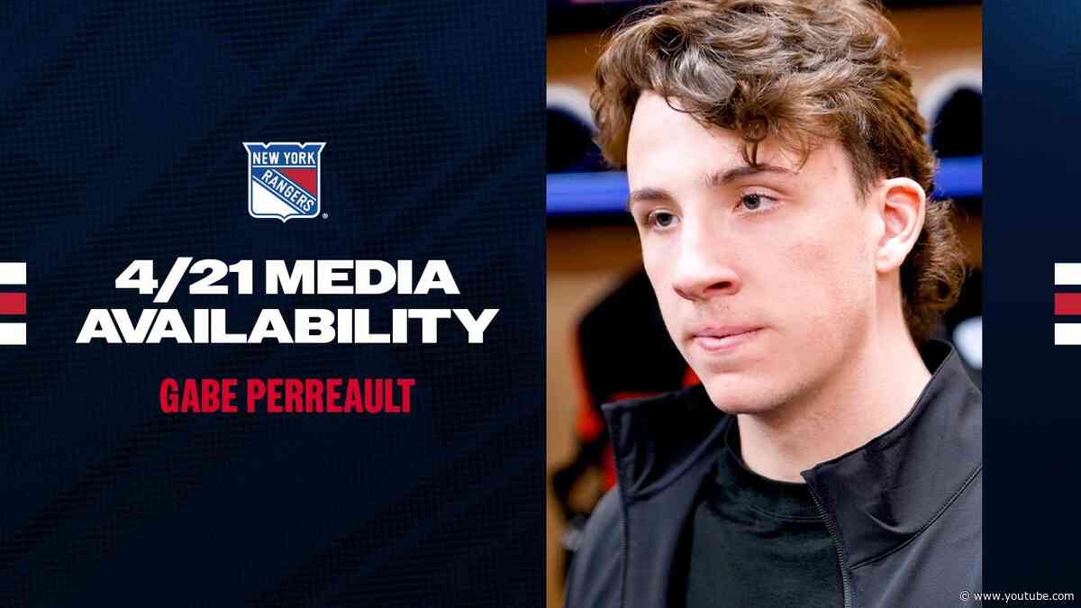 NYR 2025 Exit Day: Gabe Perreault Media Availability | April 21, 2025