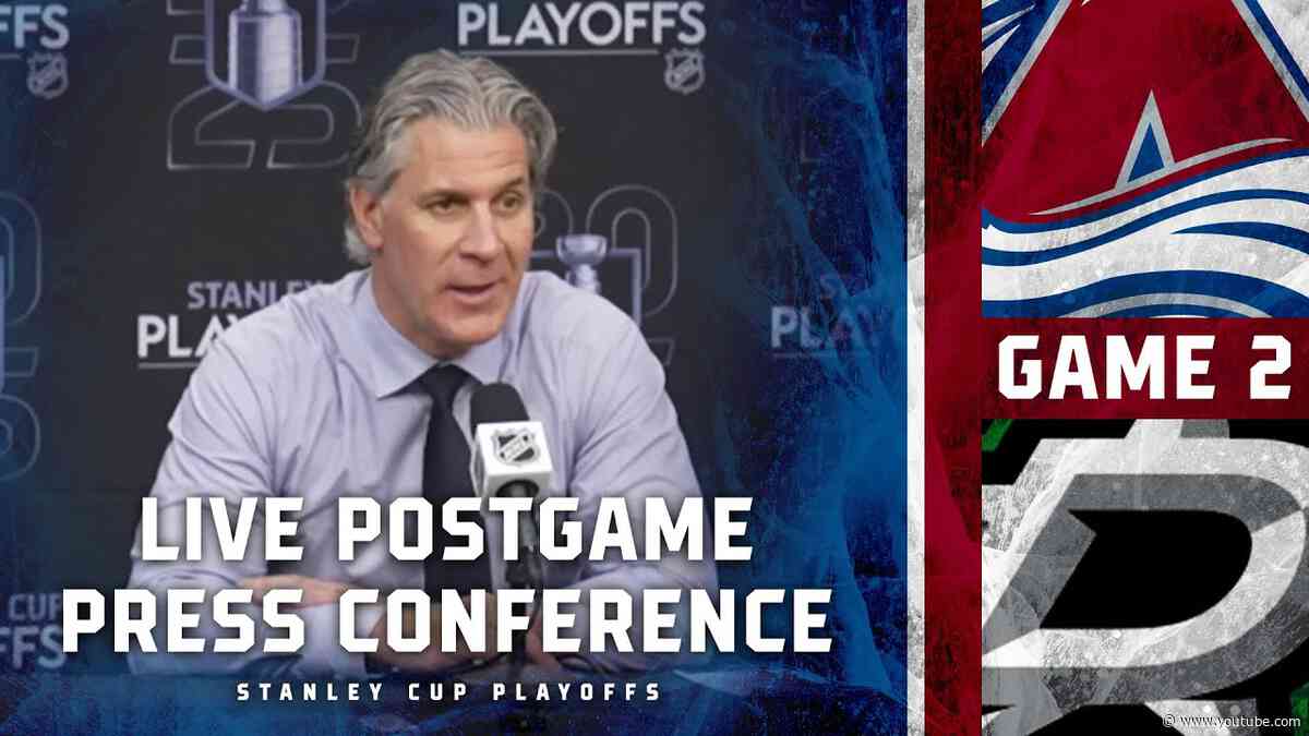 Jared Bednar Postgame LIVE R1G2 (April 21, 2025)