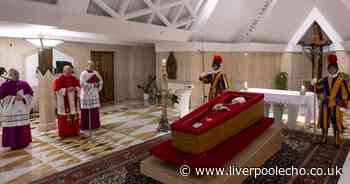 Pope Francis pictured in open coffin as Vatican confirms funeral date