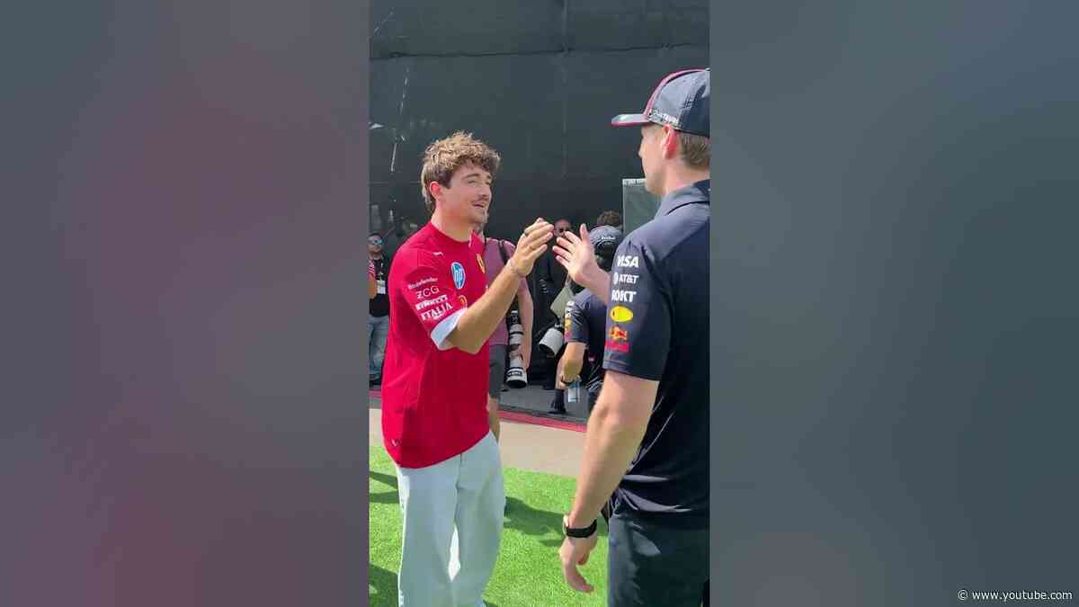 Two social butterflies 🦋 #F1 #RedBullRacing