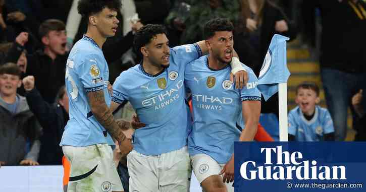 Nunes boosts Manchester City’s top-five hopes with late winner over Aston Villa