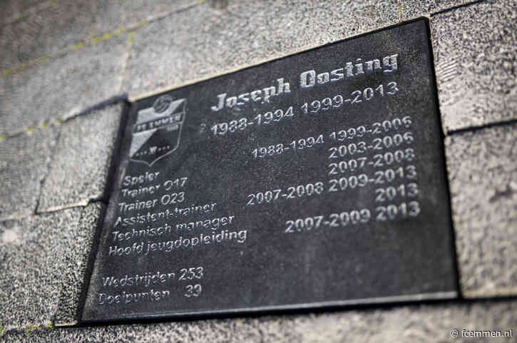 Eretegel gelegd voor Joseph Oosting