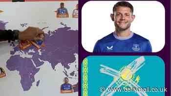 Newcastle star thinks James Tarkowski is from Kazakhstan and Everton's Danish midfielder admits he 'doesn't know where Europe is' in hilarious geography challenge