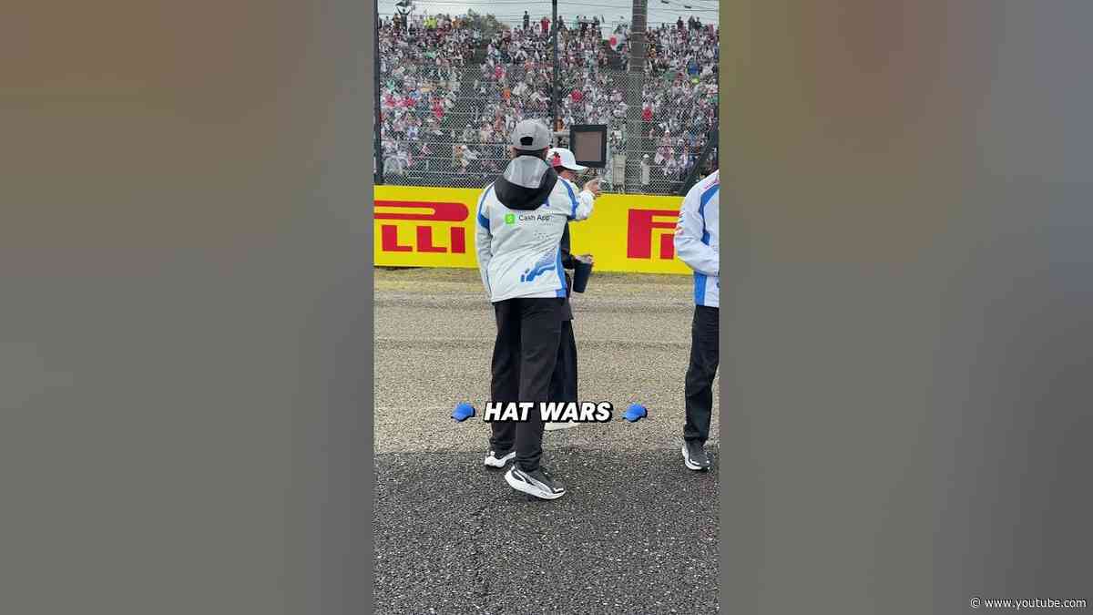 No hat is safe around us 👀 #F1 #RedBullRacing