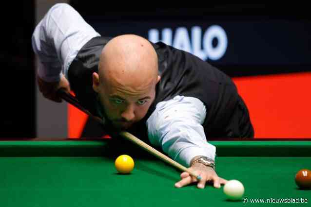 Van 5-1-achterstand naar winst: wisselvallige Luca Brecel knokt zich tegen Ryan Day naar tweede ronde op WK snooker